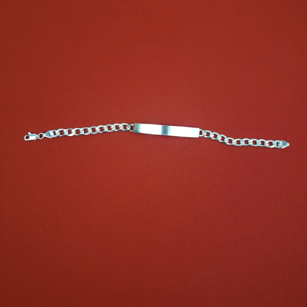 925  sterling silver mens bracelet‎